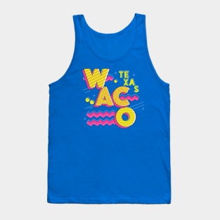 Retro 90s Waco, Texas Tank Top